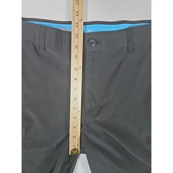 Birdie Bound Shorts Mens 36 Black Golf Performance Cargo Zip Stretch Grip - Picture 4 of 10